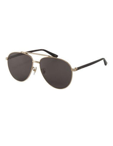 Gucci Gg0043SA 003 Aviator Metal Negro Carey Original