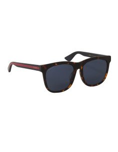 Gucci GG0057SK 004 Square Shape Carey Cafe Azul Original 2