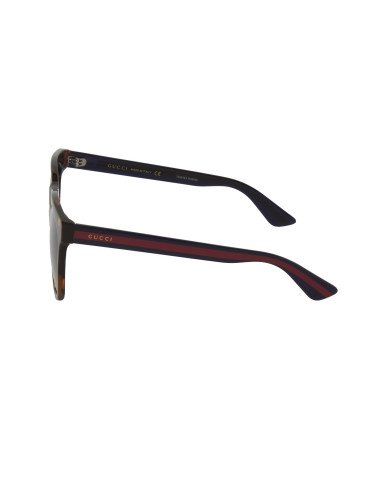 Gucci GG0057SK 004 Square Shape Carey Cafe Azul Original