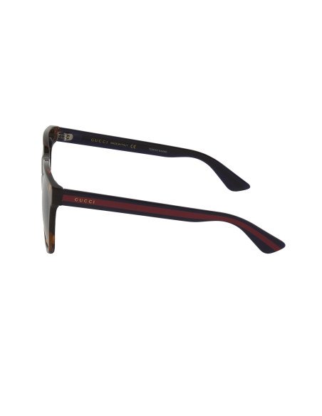 Gucci GG0057SK 004 Square Shape Carey Cafe Azul Original