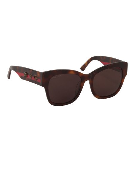Gucci Gg0059S 001 Square Oversized Carey Cafe Clasico Original | Sunnies.uno
