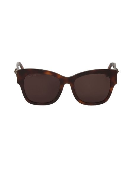 Gucci Gg0059S 001 Square Oversized Carey Cafe Clasico Original | Sunnies.uno