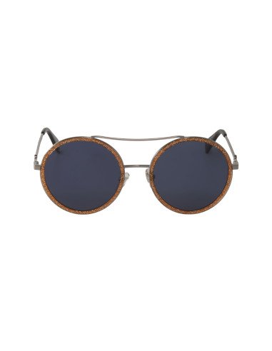 Gucci Gg0061s 004 Round Double Bridge Naranja Gris Original | Sunni...