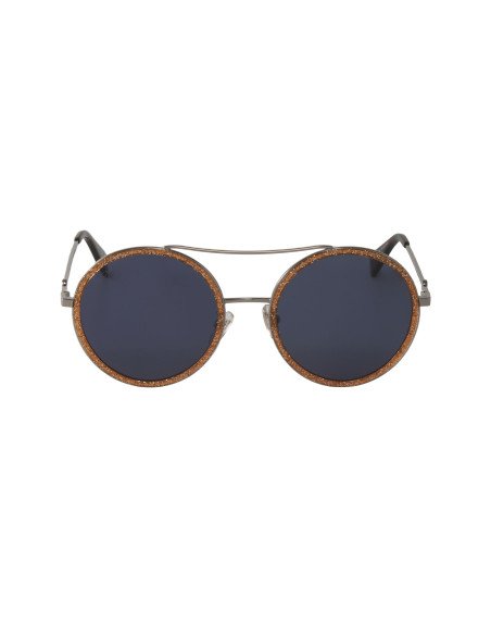 Gucci Gg0061s 004 Round Double Bridge Naranja Gris Original | Sunni...