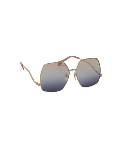 Gucci GG1005S 001 Hexagonal Tornasol Dorado Rosa