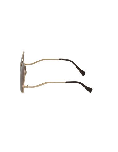 Gucci GG0972S 002 Square Shape Cafe Dorado