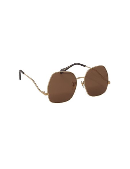 Gucci GG0972S 002 Square Shape Cafe Dorado