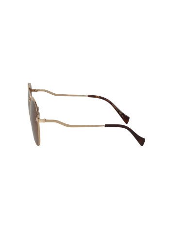 Gucci GG0969S 002 New Aviator Cafe Dorado