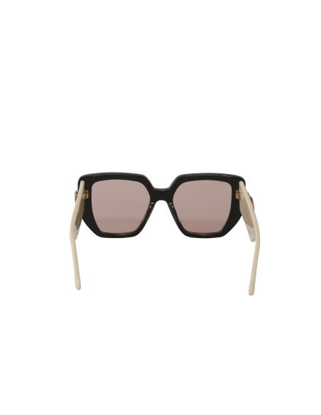 Gucci Gg0956S 002 Square Shape Beige Rosa