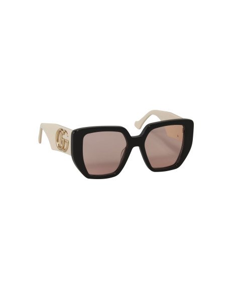 Gucci Gg0956S 002 Square Shape Beige Rosa