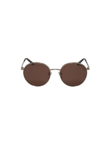 Gucci Gg0944Sa 003 Round Metal Plateado Cafe Transparente | Sunnies.uno