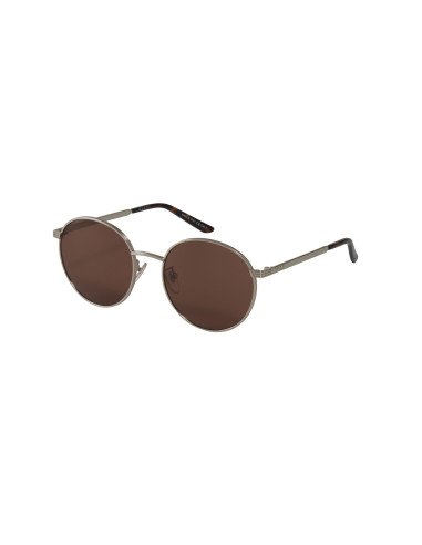 Gucci Gg0944Sa 003 Round Metal Plateado Cafe Transparente | Sunnies.uno