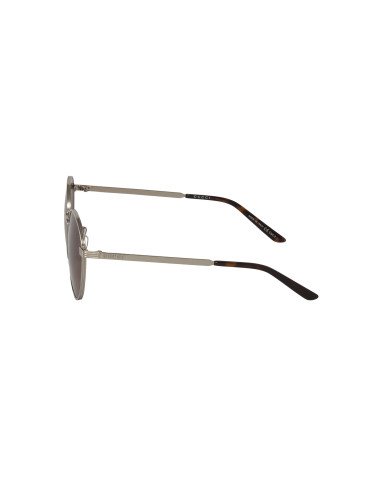 Gucci Gg0944Sa 003 Round Metal Plateado Cafe Transparente | Sunnies.uno