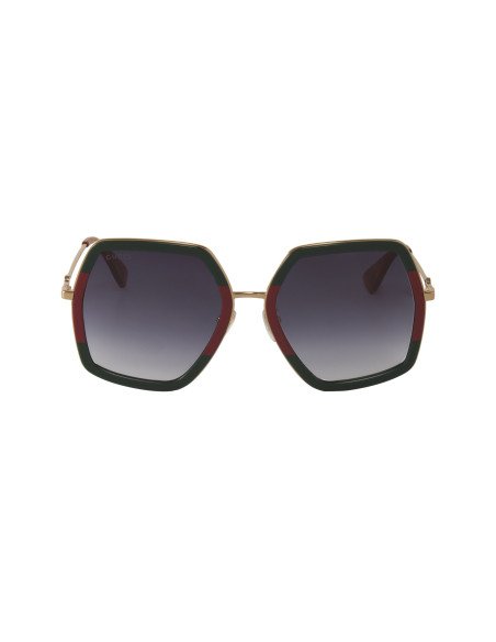 Gucci GG0106S 007 S Square Oversized Gris Degradado