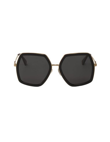 Gucci GG0106S 001 Square Oversized Negro Degradado