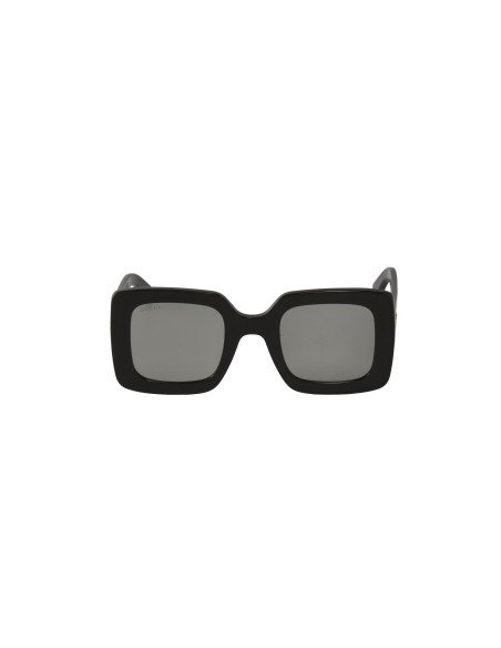 Gucci Gg0780S 004 Square Shape Negro Gris Nuevo Original | Sunnies.uno