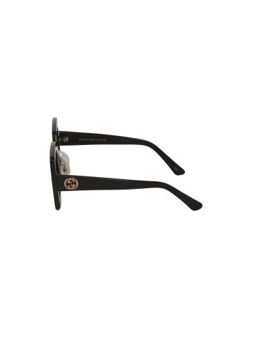Gucci Gg0780S 004 Square Shape Negro Gris Nuevo Original | Sunnies.uno