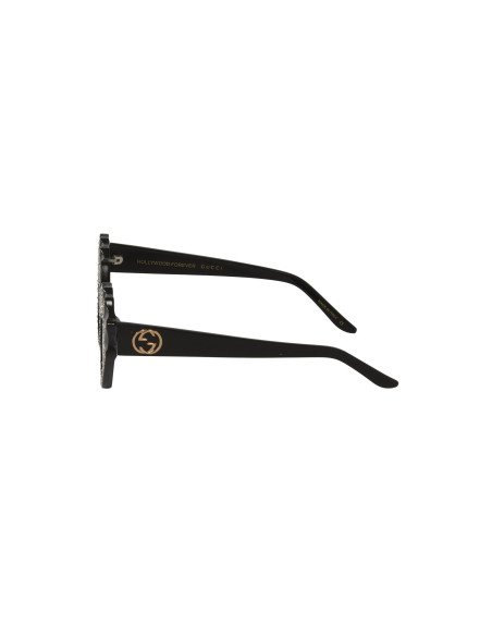 Gucci GG0781S 001 Eye Cat Hollywood Collection Negro Plata