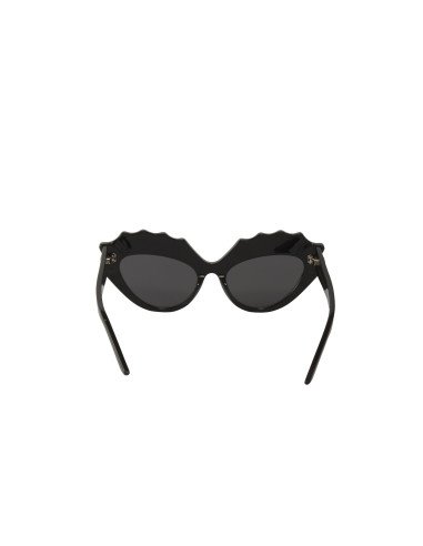 Gucci GG0781S 001 Eye Cat Hollywood Collection Negro Plata