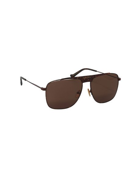 Gucci GG0909S 002 New Aviator Gunmetal Cafe