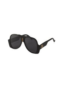 Gucci GG0785S 001 Fashion Inspired Negro Dorado Original