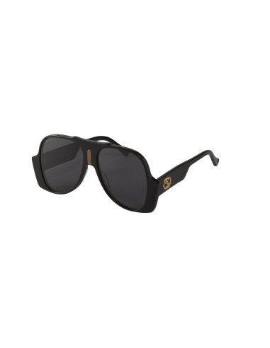 Gucci GG0785S 001 Fashion Inspired Negro Dorado Original
