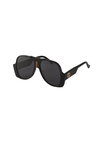 Gucci GG0785S 001 Fashion Inspired Negro Dorado Original