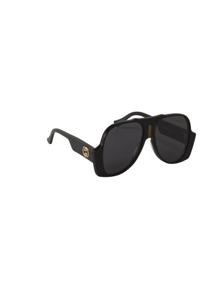 Gucci GG0785S 001 Fashion Inspired Negro Dorado Original
