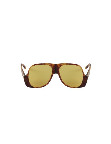 Gucci GG0785S 002 Fashion Inspired Carey Cafe Ambar Original