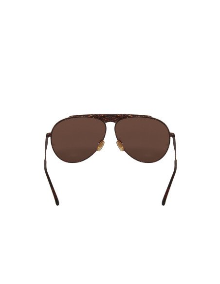 Gucci Gg0908S 002 Aviator Metal Shape Carey Cafe Original