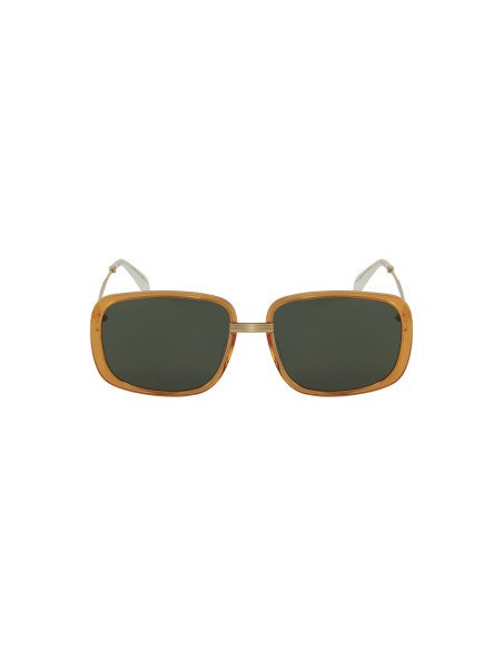 Gucci Gg0787s 001 Square shape Naranja Negro Dorado Original | Sunni...