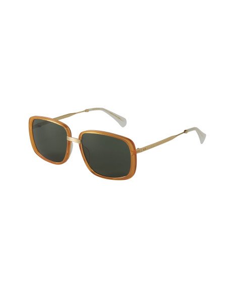 Gucci Gg0787s 001 Square shape Naranja Negro Dorado Original | Sunni...