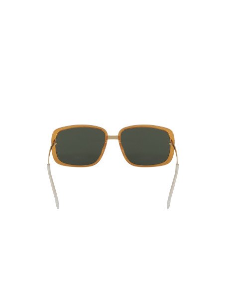 Gucci Gg0787s 001 Square shape Naranja Negro Dorado Original | Sunni...