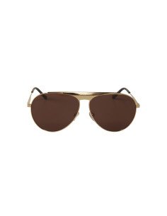 Gucci GG0908S 001 New Aviator Negro Dorado Original 2