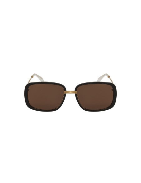 Gucci Gg0787s 002 Square shape Vino Negro Dorado Original | Sunni...