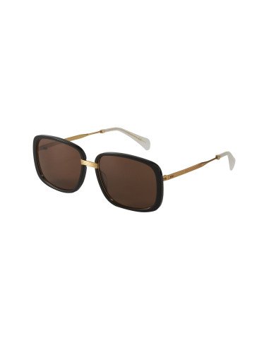 Gucci Gg0787s 002 Square shape Vino Negro Dorado Original | Sunni...