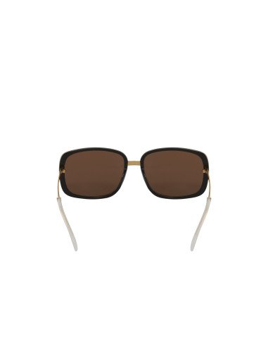 Gucci Gg0787s 002 Square shape Vino Negro Dorado Original | Sunni...