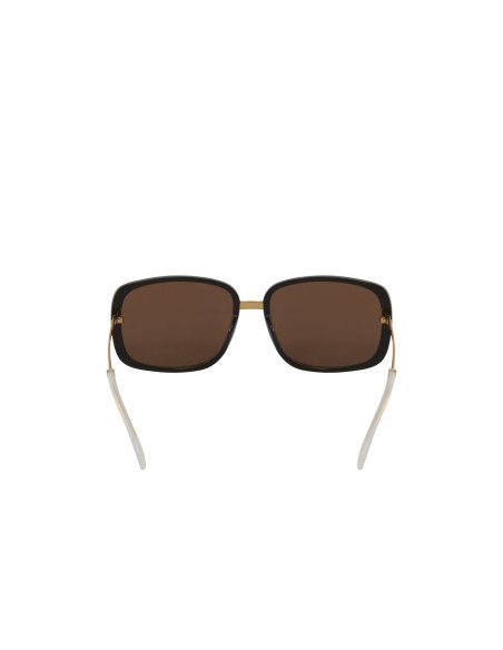 Gucci Gg0787s 002 Square shape Vino Negro Dorado Original | Sunni...