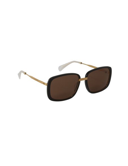 Gucci Gg0787s 002 Square shape Vino Negro Dorado Original | Sunni...