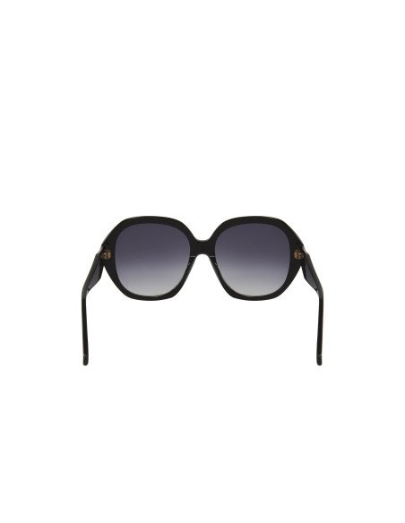 Gucci GG0796s 001 Round Oversized Negro Gris degradado