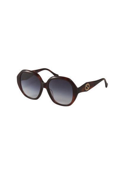Gucci GG0796s 003 Round Oversized Carey Gris Degradado