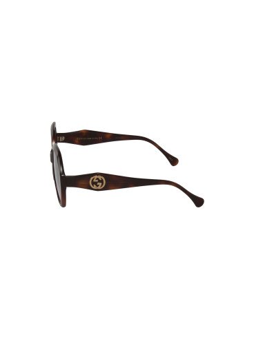 Gucci GG0796s 003 Round Oversized Carey Gris Degradado