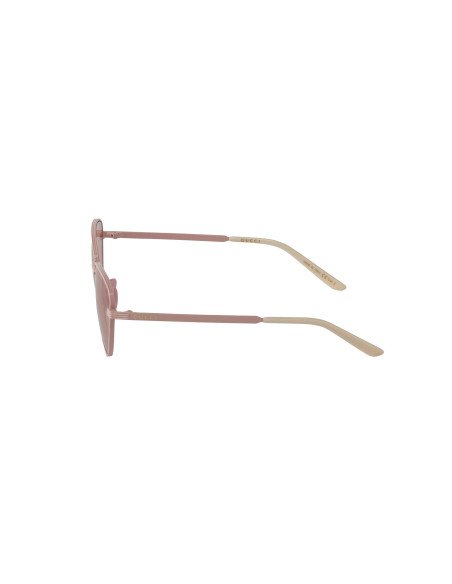 Gucci Gg0803s 003 Eye Cat Metal Rosa Transparente Original | SUNNIES.UNO