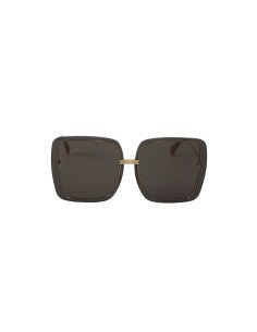 Gucci Gg0903s 001 Square Shape Oversized Negro Gris Dorado 2