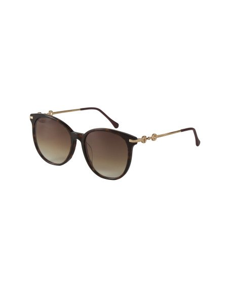 Gucci GG0885SA 002 Round Shape Cafe Degradado Dorado | Sunn...