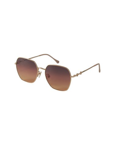 Gucci Gg0882Sa 004 Square Shape Cafe degradado Dorado