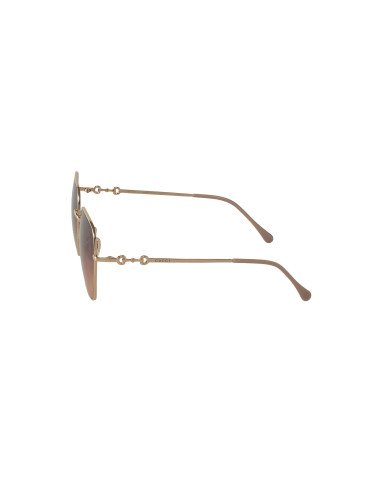 Gucci Gg0882Sa 004 Square Shape Cafe degradado Dorado