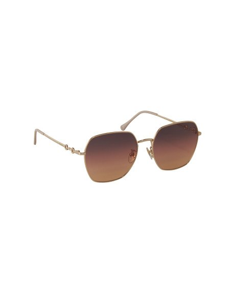 Gucci Gg0882Sa 004 Square Shape Cafe degradado Dorado