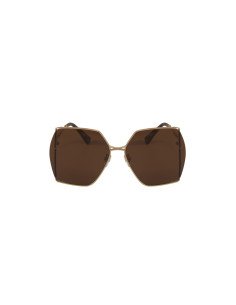 Gucci Gg0817S 002 Geometric Shape Cafe Dorado 2