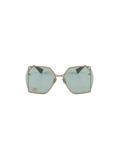Gucci Gg0817S 003 Geometric Shape Verde Dorado 2